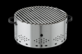 TTM Tischgrill Circle Inox Holzkohlegrills